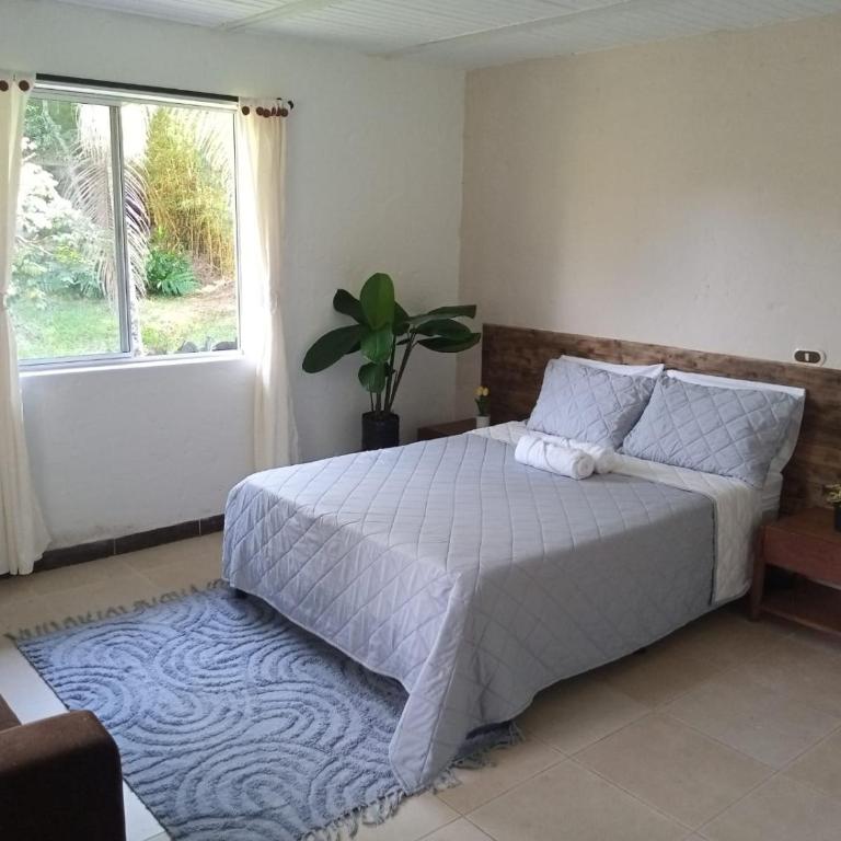 Cabaña con Jacuzzi Privado en El Peñol El palmar lodge - Apartamento de 1 dormitorio con vistas al jardín - 2