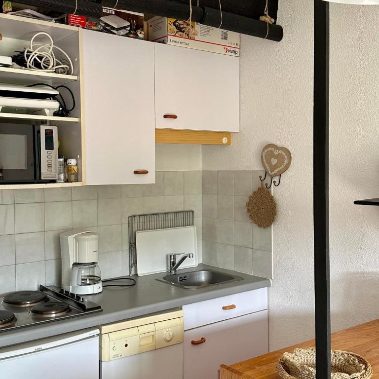 Studio cabine pour 5 pers., proche village et navette ski - Studio - 12