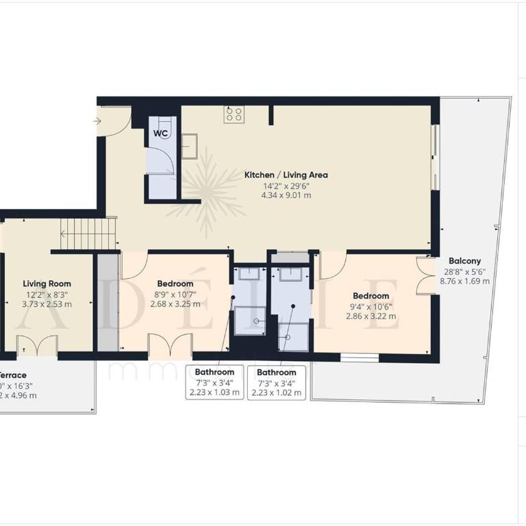 Appartement pour 8 pers., vue sur montagne - FR-1-398-697 - Appartamento - 24