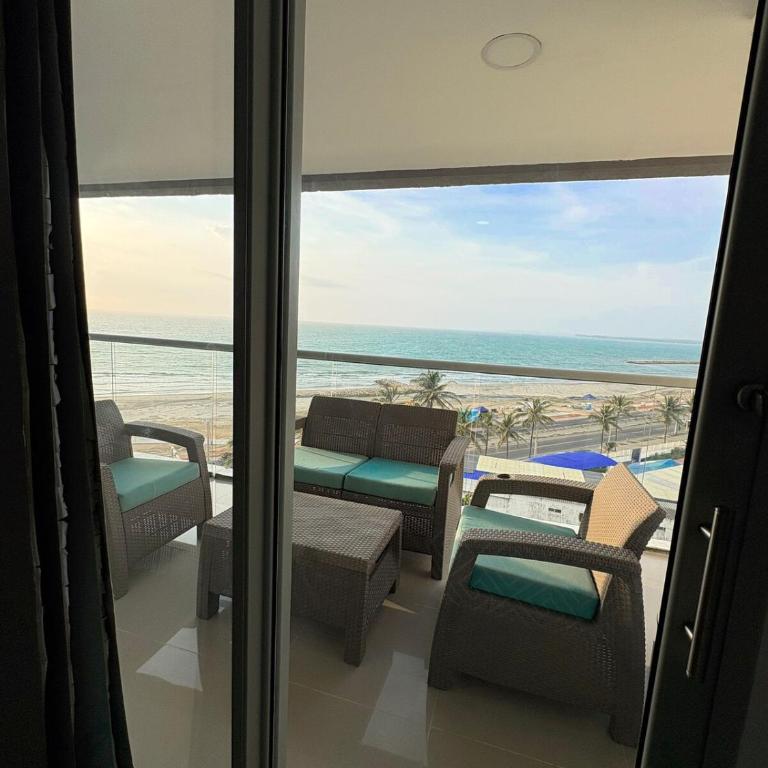 Despierta frente al mar con playa y piscina en Cartagena - One-Bedroom Apartment - 7