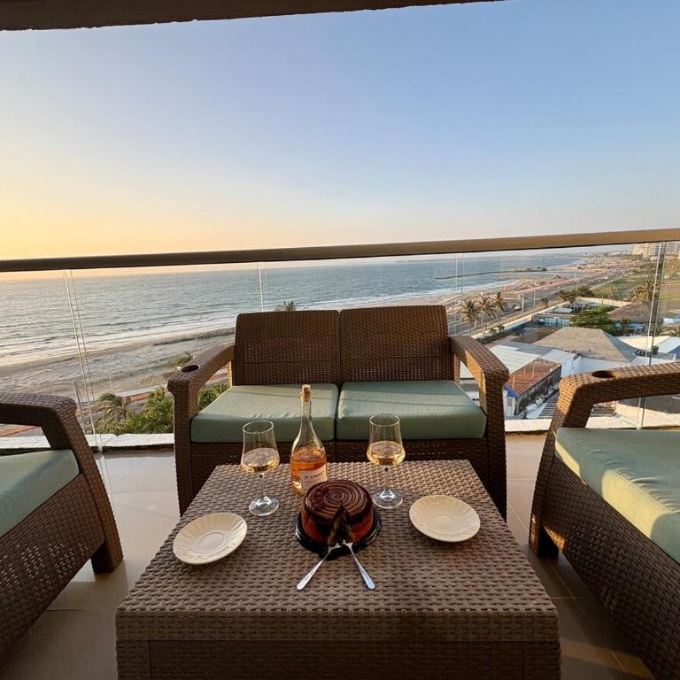 Despierta frente al mar con playa y piscina en Cartagena - One-Bedroom Apartment - 17