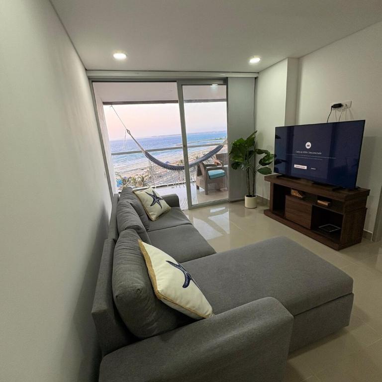 Despierta frente al mar con playa y piscina en Cartagena - One-Bedroom Apartment - 37