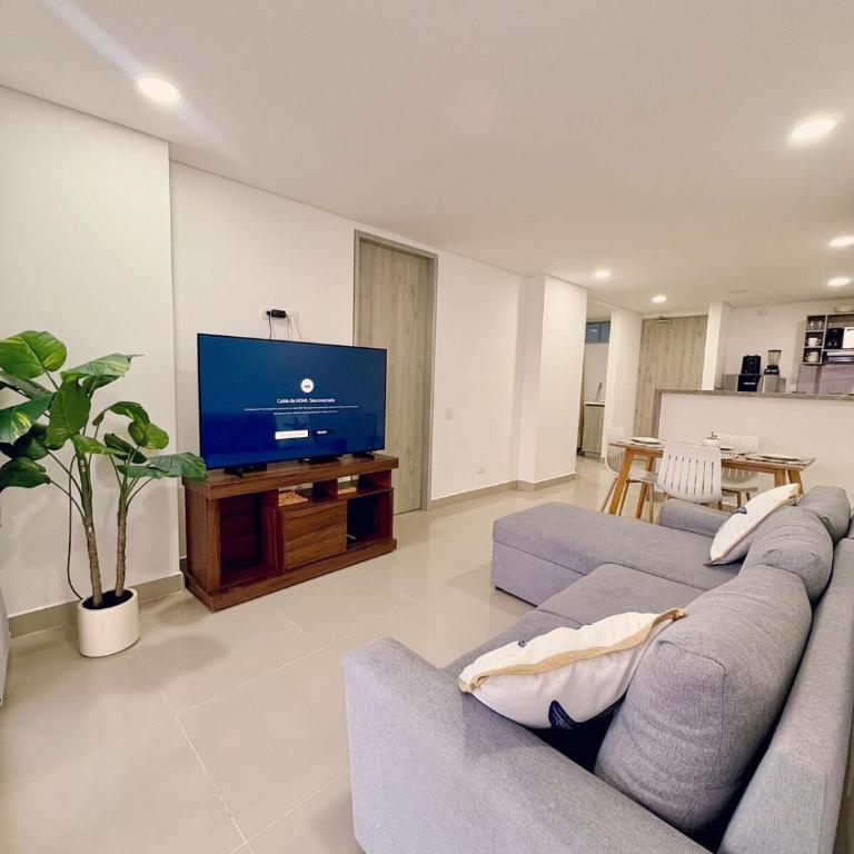 Despierta frente al mar con playa y piscina en Cartagena - One-Bedroom Apartment - 39