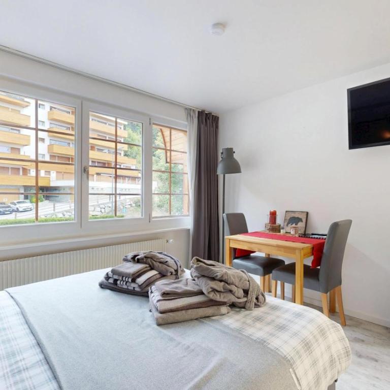 Studio with a swimming pool in Crans-Montana - Studio - 8