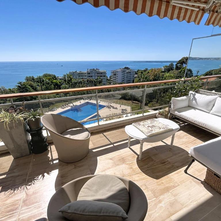 Apartment 2 Bdr panoramic sea view Pool AC Parking, Tennis - Appartement 2 Chambres - 4
