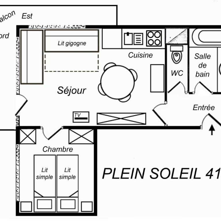 Résidence Plein Soleil - TRÈS LUMINEUX, LABEL MERIBEL APPARTEMENT DE CHARME MAE-7538 - Appartamento - 9