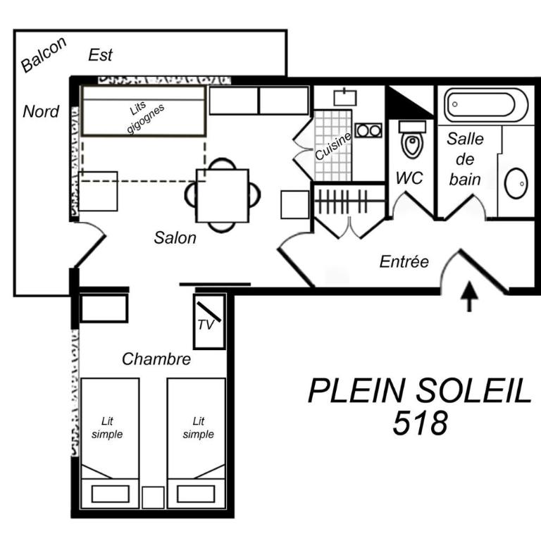 Résidence Plein Soleil - SUPERBE VUE, APPARTEMENT LUMINEUX MAE-7550 - Apartment - 7