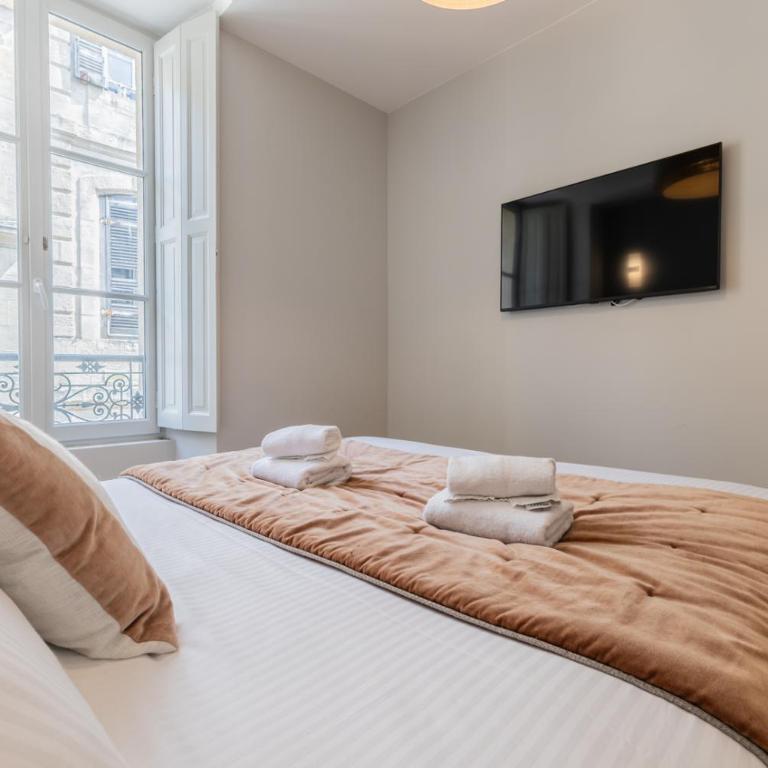 Appartements 3 Chambres de luxe 6 personnes, Centre Ville, Clim, Ascenseur - Premium Apartment mit 3 Schlafzimmern - 18