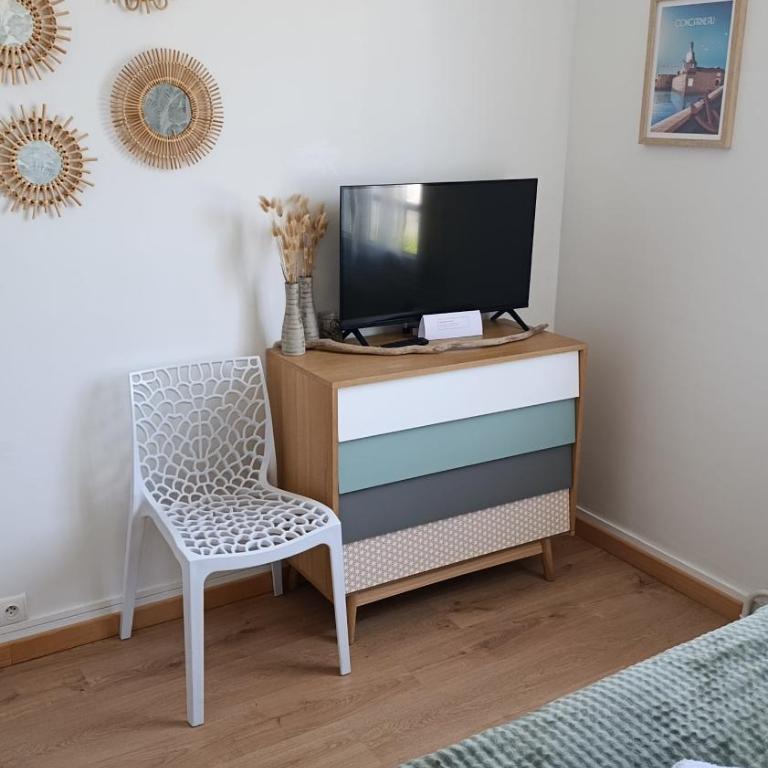 Chambre privée sur Concarneau - Chambre Double avec Salle de Bains Privative - 8