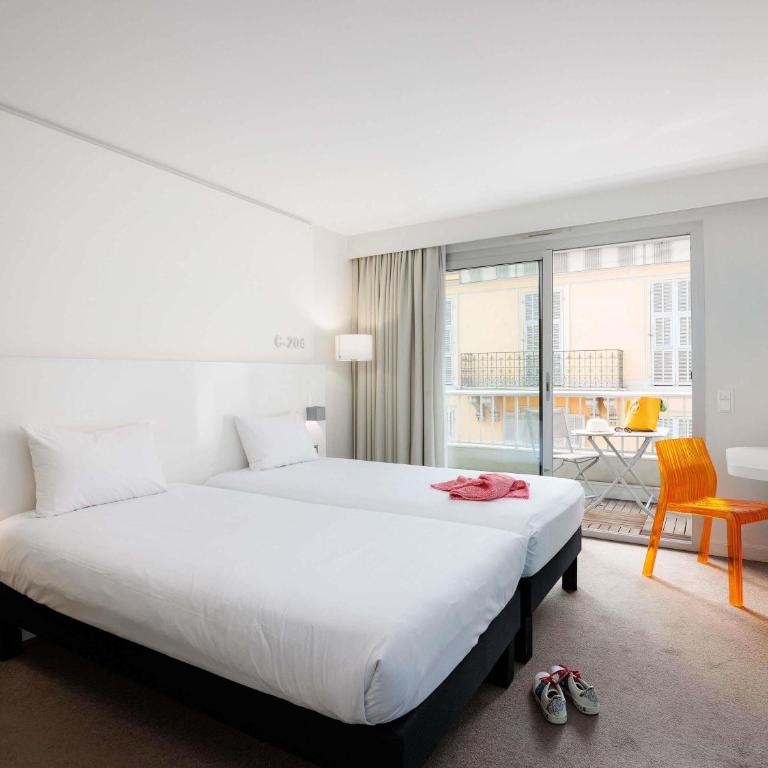 Ibis Styles Menton Centre - Chambre Lits Jumeaux Standard avec Balcon - 6