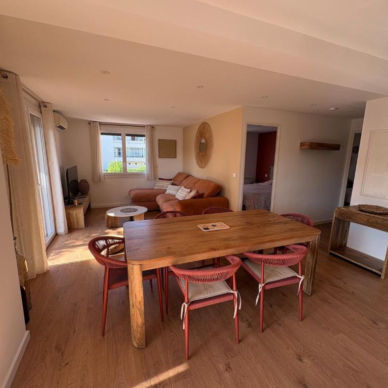 Le Corail, Terrasse, parking privé, plage à 5min - Appartement 2 Chambres - 6