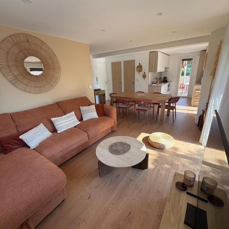 Le Corail, Terrasse, parking privé, plage à 5min - Appartement 2 Chambres - 1