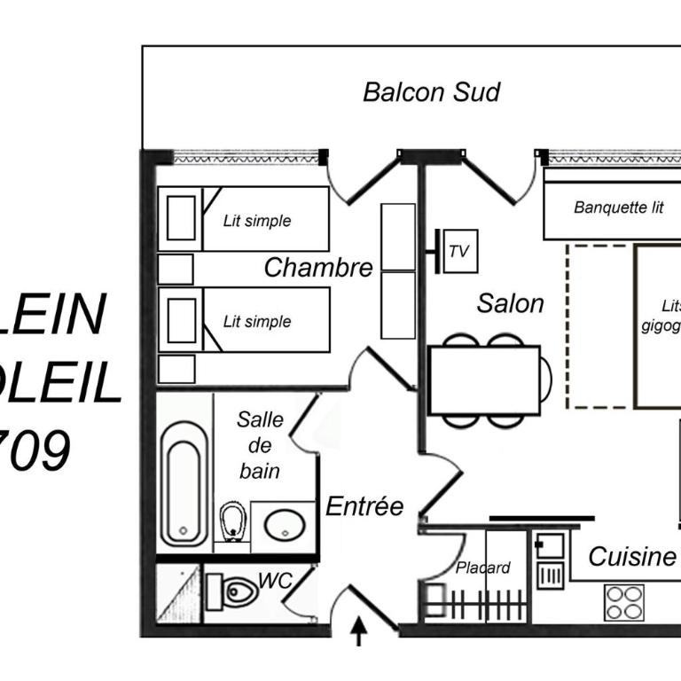 Résidence Plein Soleil - APPARTEMENT CLAIR ET COSY, SUR LES PISTES MAE-7605 - Appartement - 6