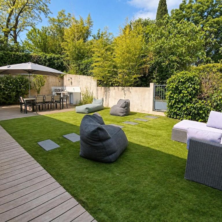 Maison 100m2 calme proche Aix parking gratuit - One-Bedroom House - 6