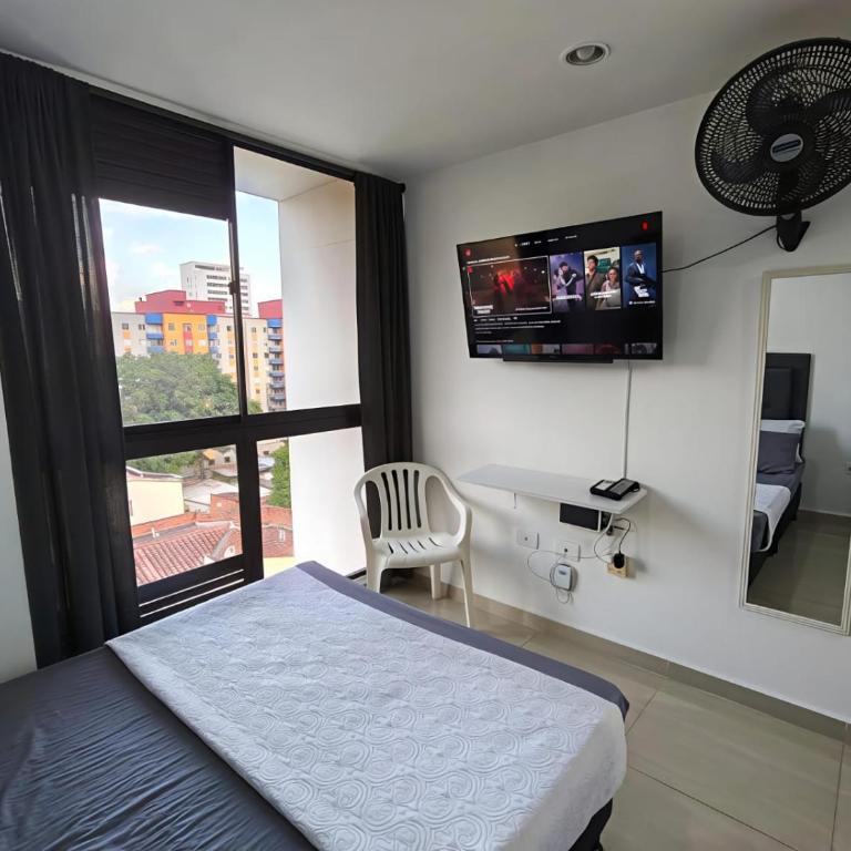 Apartamento loft amoblado Medellin - One-Bedroom Apartment - 8