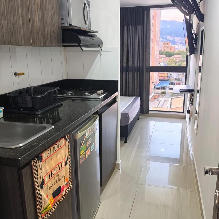 Apartamento loft amoblado Medellin - One-Bedroom Apartment - 13