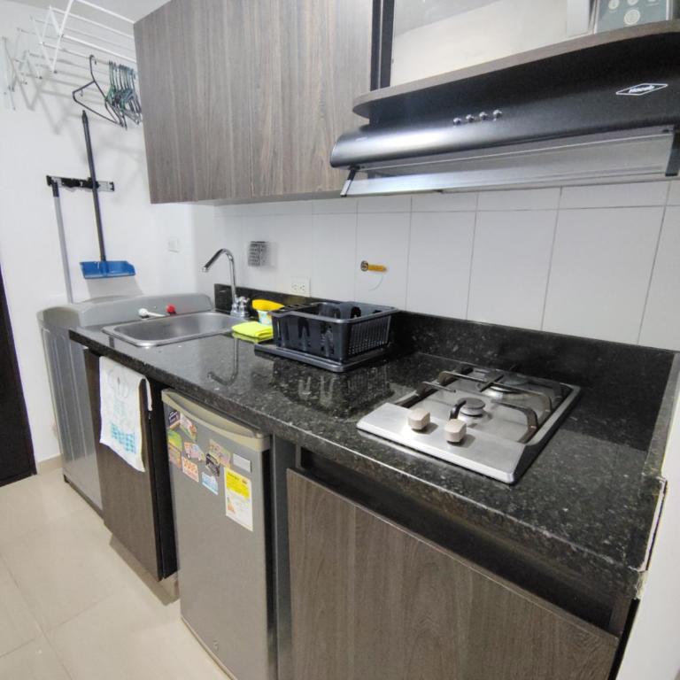 Apartamento loft amoblado Medellin - One-Bedroom Apartment - 15