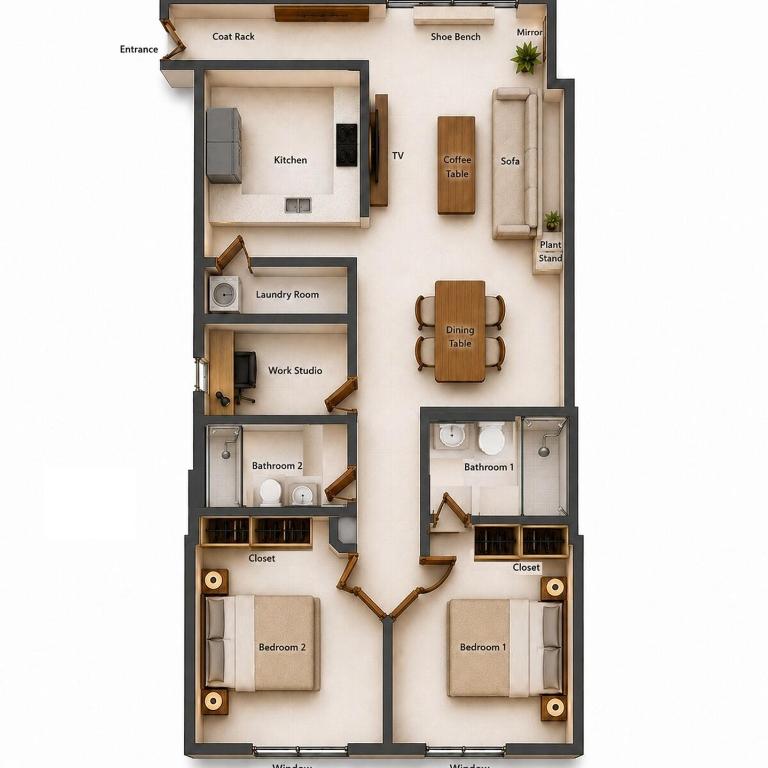 Alpaquita House - Full Apartment - Two-Bedroom Apartment - 19