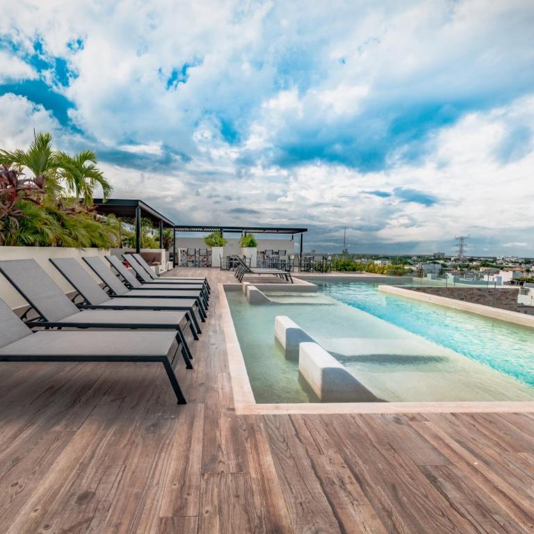 Veranto - 2BR Loft with Rooftop Pool, Gym & Parking - Apartment mit 2 Schlafzimmern - 1