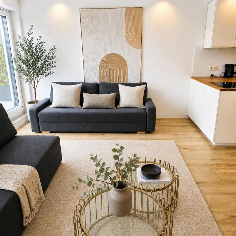 Beautiful new L apartment -15 min to Octoberfest - Apartamento con vistas a la piscina - 30