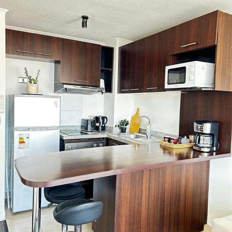Metro UC and Lastarria Ideal location - Apartamento de 1 dormitorio - 13
