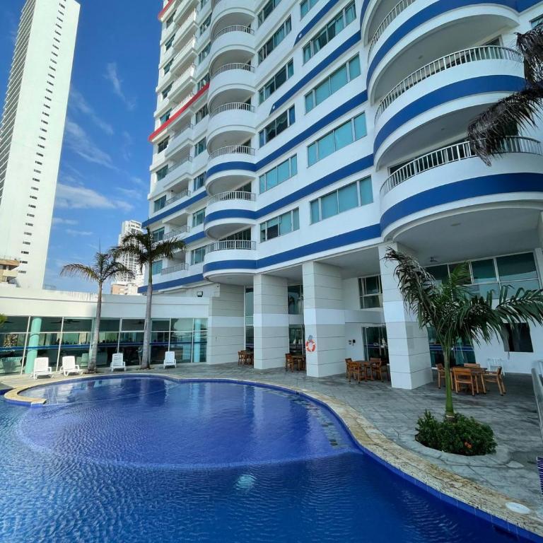 Exclusivo Cartagena Suites - Apartamento de 2 dormitorios con vistas al mar - 1