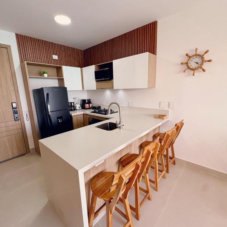 Vive la laguna desde tu balcón en Baía Kristal - Apartamento de 1 dormitorio - 11