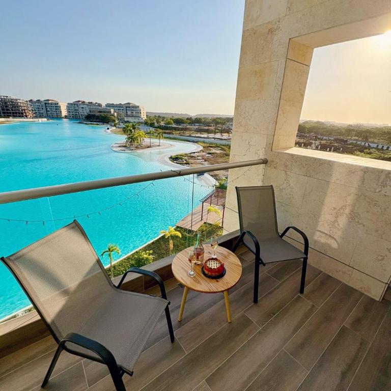 Vive la laguna desde tu balcón en Baía Kristal - Apartamento de 1 dormitorio - 12