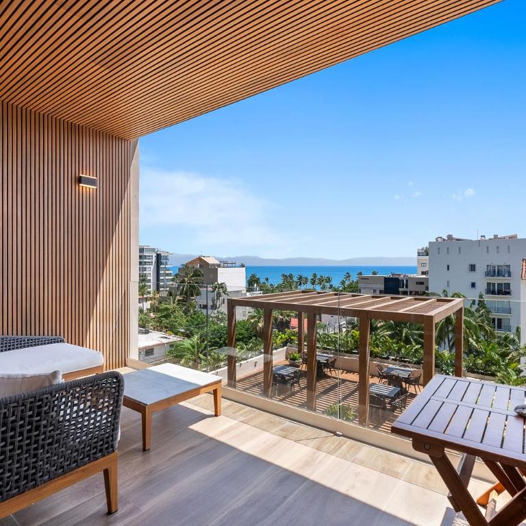Maralma - Golden Zone with Panoramic Rooftop Views - Apartamento de 1 dormitorio con balcón y vistas al mar - 13