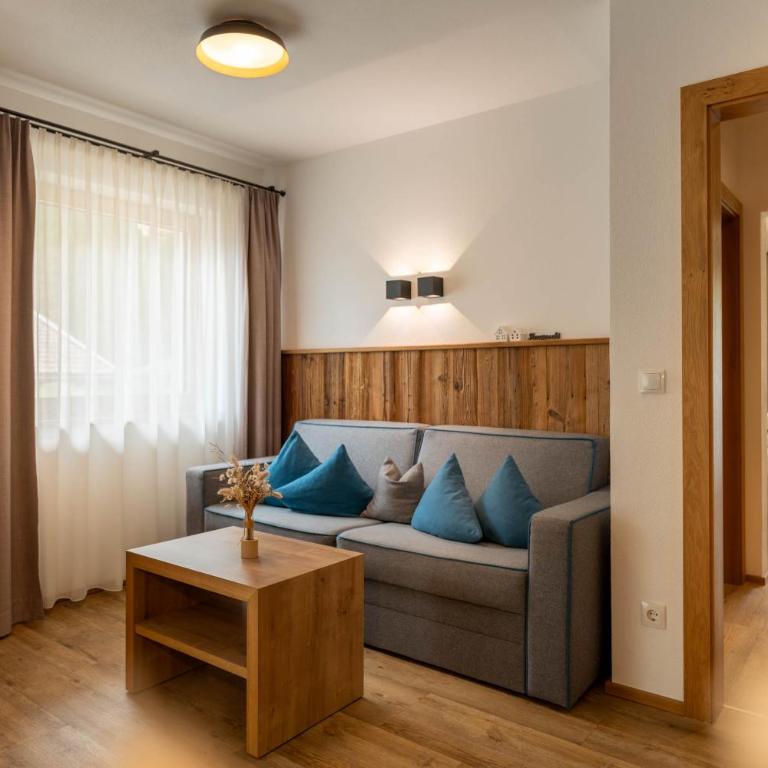 stoanmandl Wohlfühlappartements - Apartment mit 1 Schlafzimmer und Balkon - 11