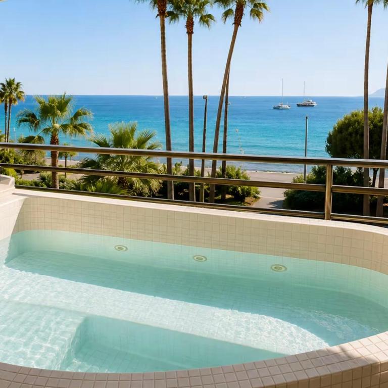Prestige Croisette Sea View Suite with Private Terrace & Jacuzzi - Appartement 2 Chambres avec Terrasse et Vue sur la Mer - 25