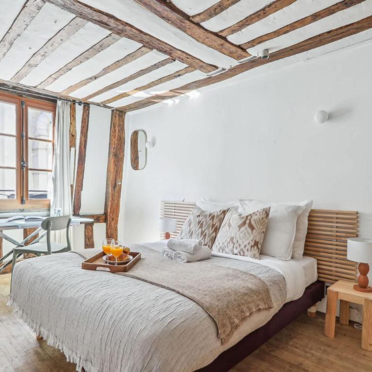 BnBNova - Chic 1BR Steps from the Louvre & Palais Royal & Opéra - Appartement - 7