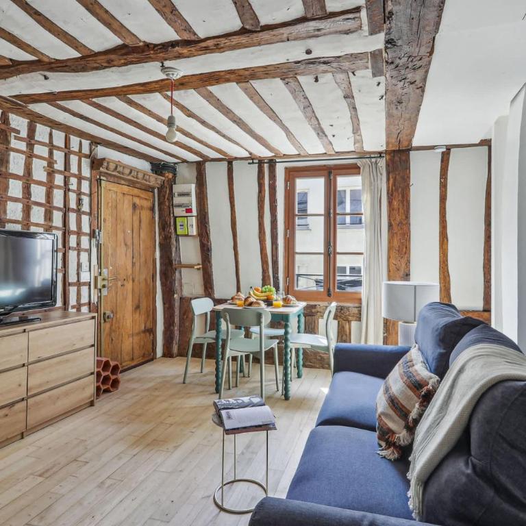 BnBNova - Chic 1BR Steps from the Louvre & Palais Royal & Opéra - Appartement - 5