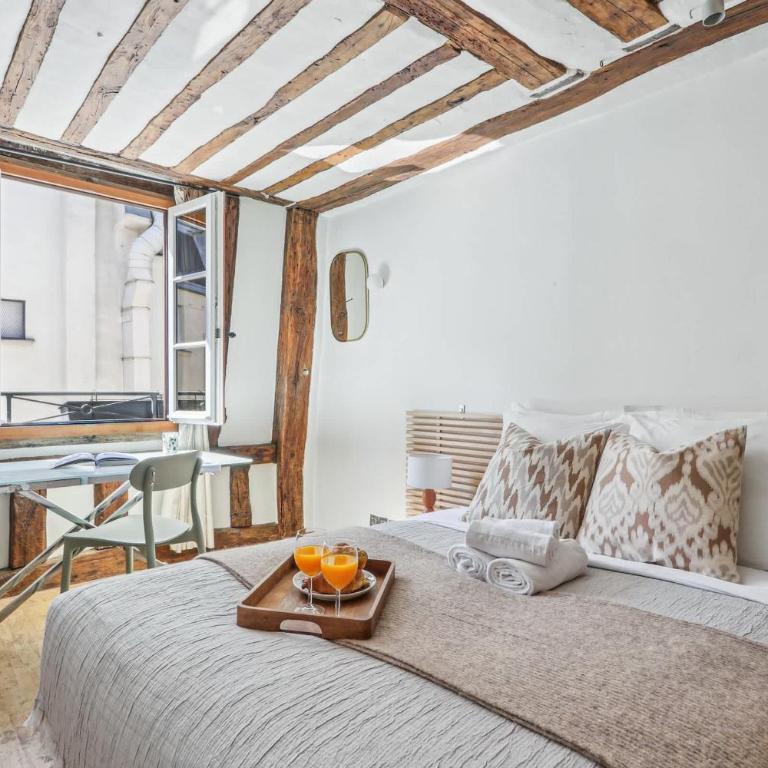 BnBNova - Chic 1BR Steps from the Louvre & Palais Royal & Opéra - Appartement - 11