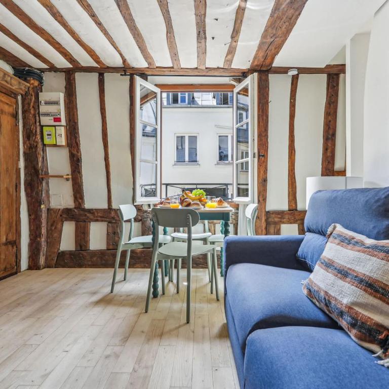 BnBNova - Chic 1BR Steps from the Louvre & Palais Royal & Opéra - Appartement - 17