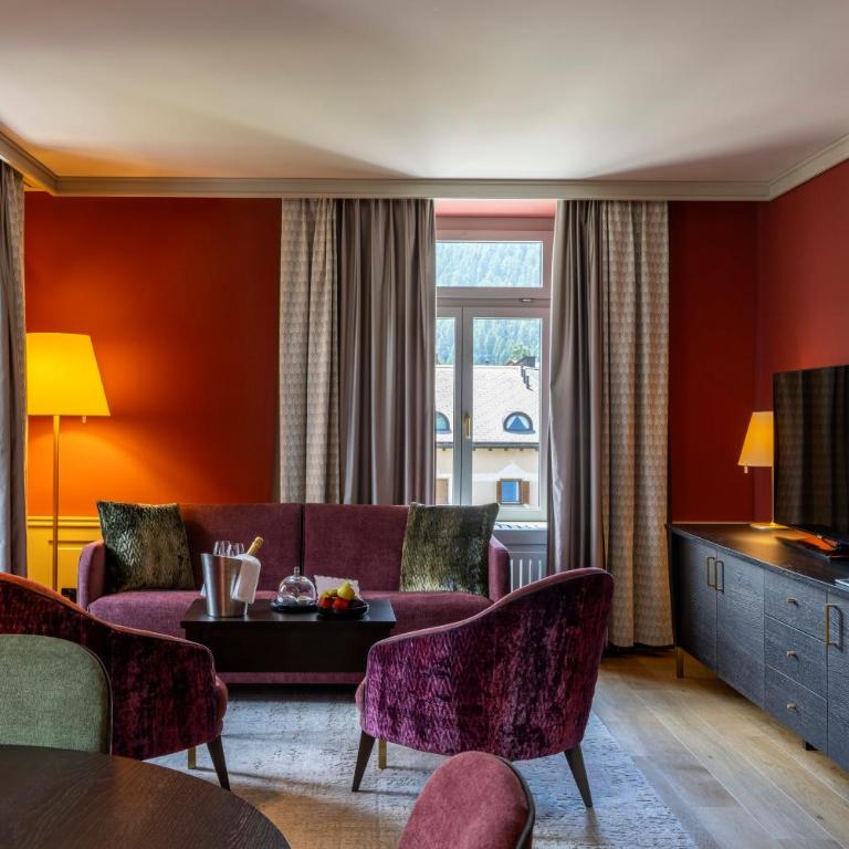 Cresta Palace Celerina St Moritz active-in and experience-out - Corner Suite Cresta with balcony - 3