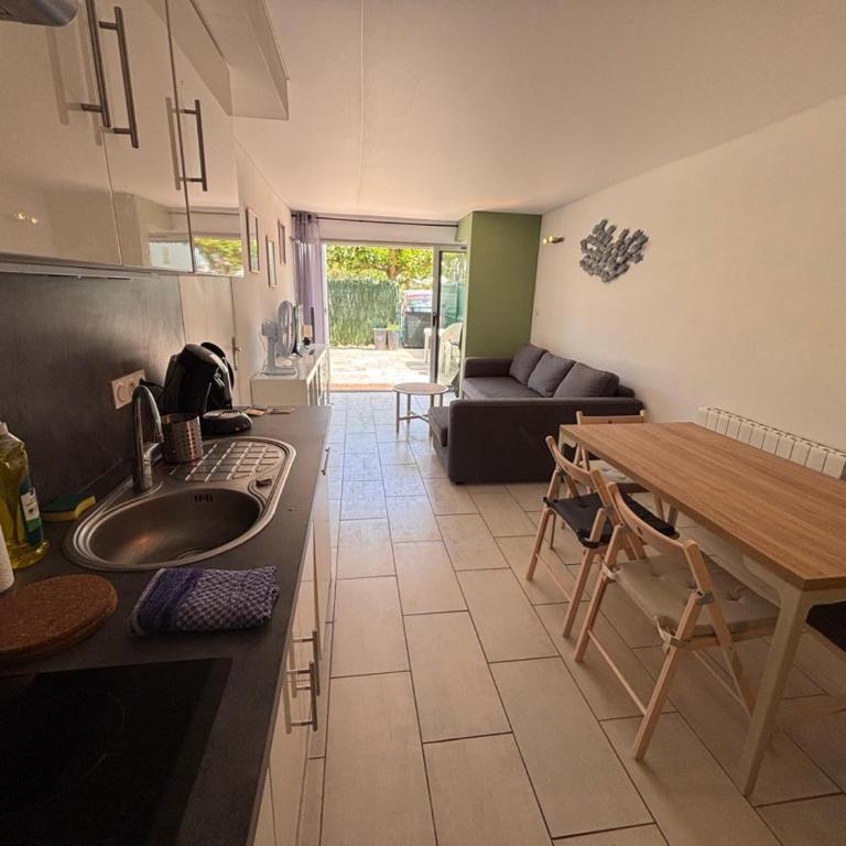 Idéal 5 Pers Terrasse, Parking, Plage - Appartement 1 Chambre - 38