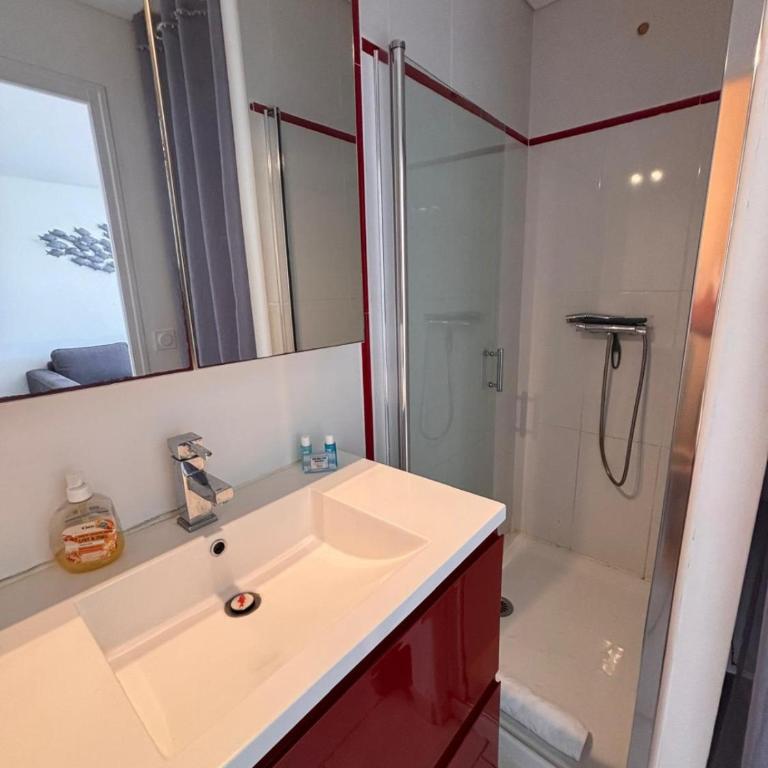 Idéal 5 Pers Terrasse, Parking, Plage - Appartement 1 Chambre - 42
