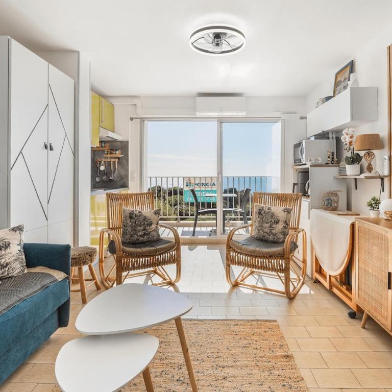 Studio Cap d'Agde, Les Falaises vu mer - Apartment mit Meerblick - 1