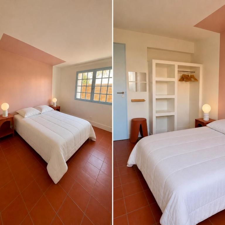 Bas de villa, 6 personnes, piscine, proche plages - Maison 2 Chambres - 25