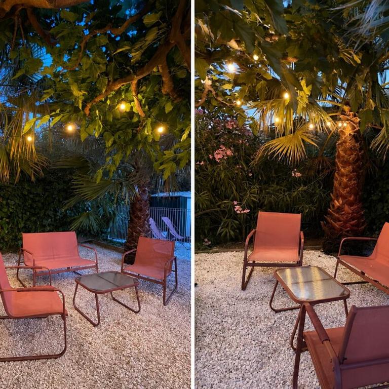 Bas de villa, 6 personnes, piscine, proche plages - Maison 2 Chambres - 28