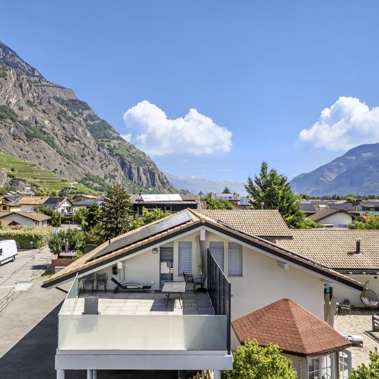 Vue panoramique sur les vignes et soleil couchant - Apartment mit 3 Schlafzimmern - 3