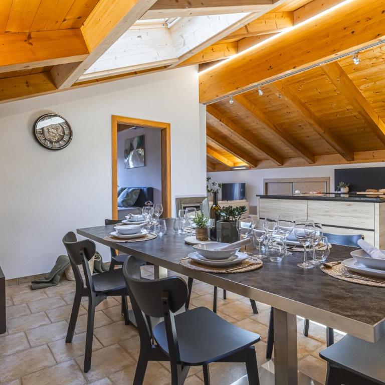 Vue panoramique sur les vignes et soleil couchant - Apartment mit 3 Schlafzimmern - 11