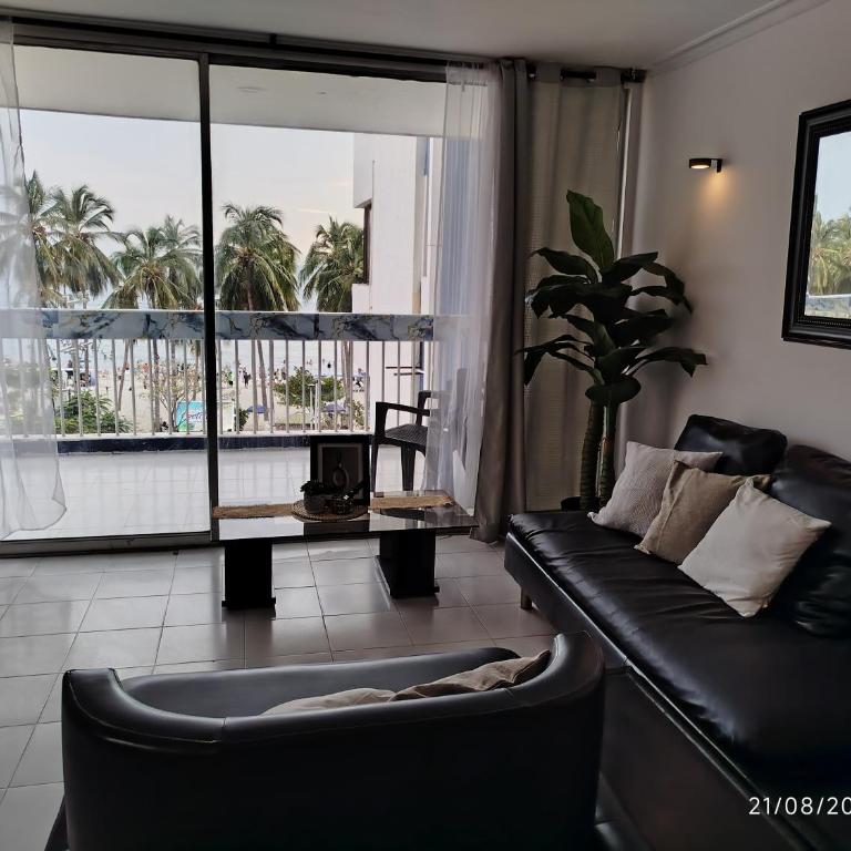Apartamento Edificio Iroka 4C en el Rodadero Frente al Mar con Balcón y Vista 3 Habitaciones - Apartamento de 3 dormitorios - 6