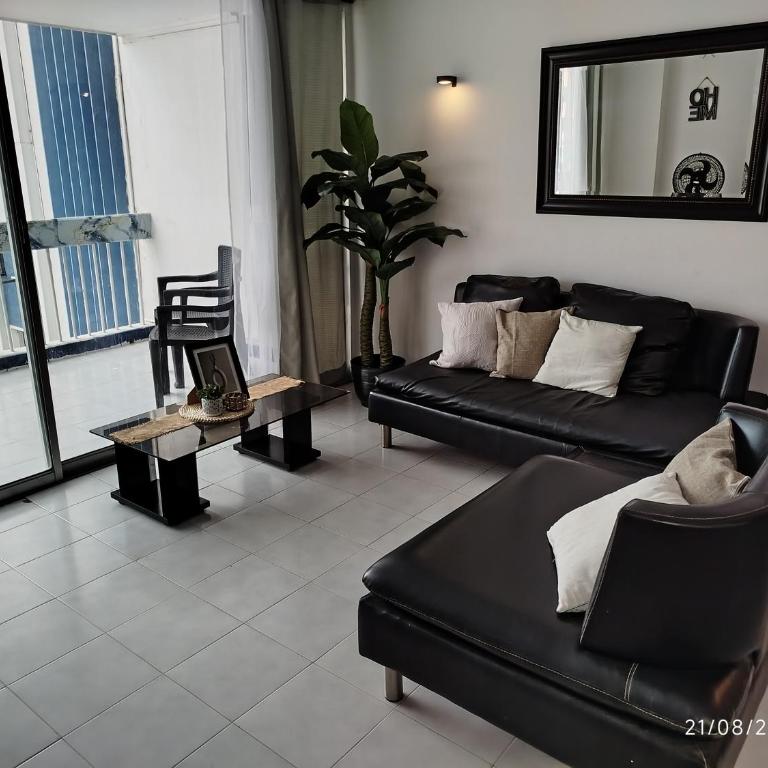 Apartamento Edificio Iroka 4C en el Rodadero Frente al Mar con Balcón y Vista 3 Habitaciones - Apartamento de 3 dormitorios - 8