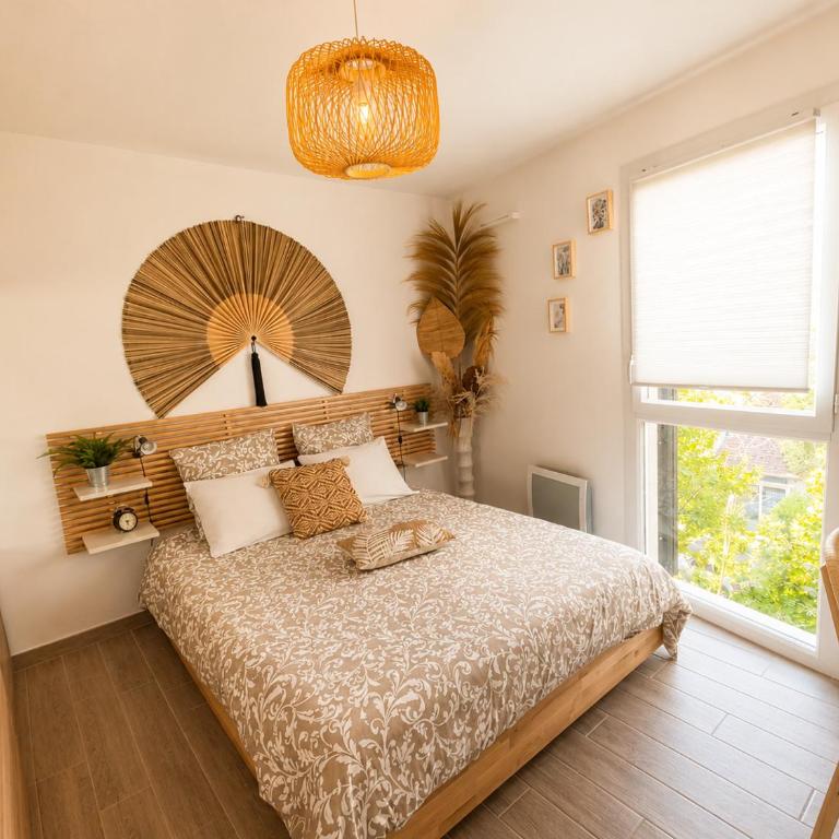 Appartement Bleu Azur proche de la plage - Apartment mit 1 Schlafzimmer, Balkon und Stadtblick - 19