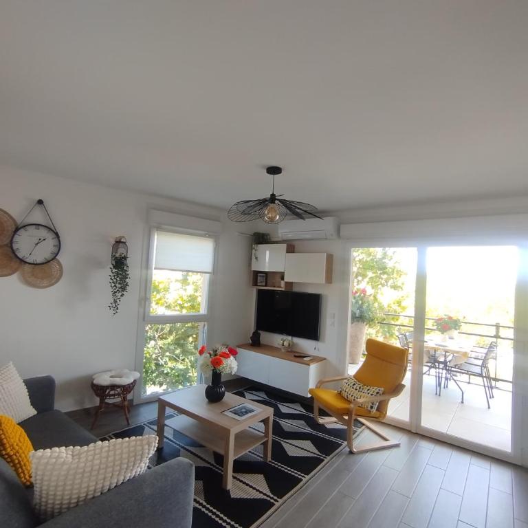 Appartement Bleu Azur proche de la plage - Apartment mit Aussicht und Balkon - 24