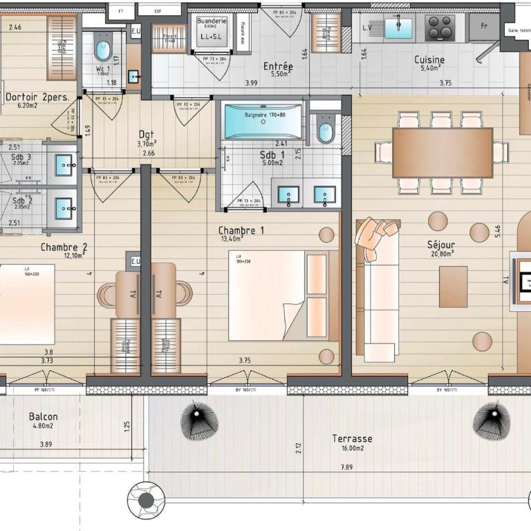 Appartement cosy proche des pistes - 6 pers. - FR-1-518-226 - Apartment - 16