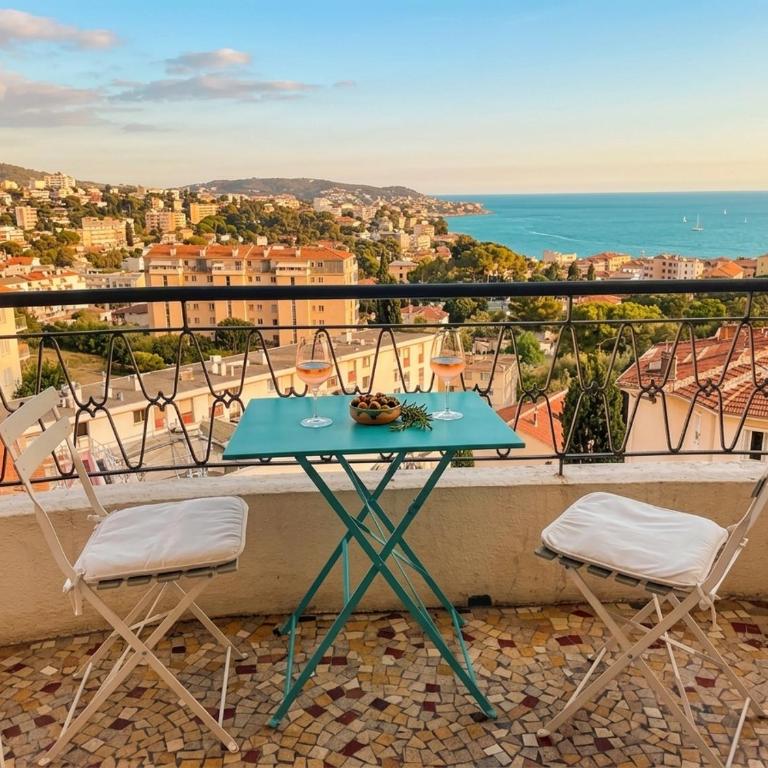 2 Pièces Vur Mer avec Balcon - Appartement 1 Chambre - 1