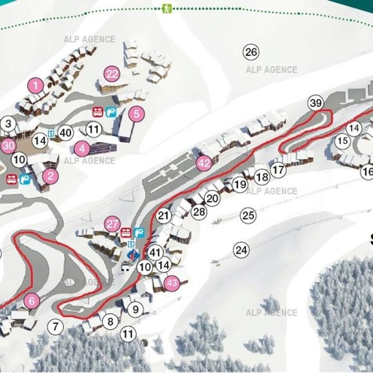 Résidence Le Sapporo - Studio divisible 4/5 pers - LE SAPPORO - PLAGNE VILLAGES MAE-5094 - Apartment - 8